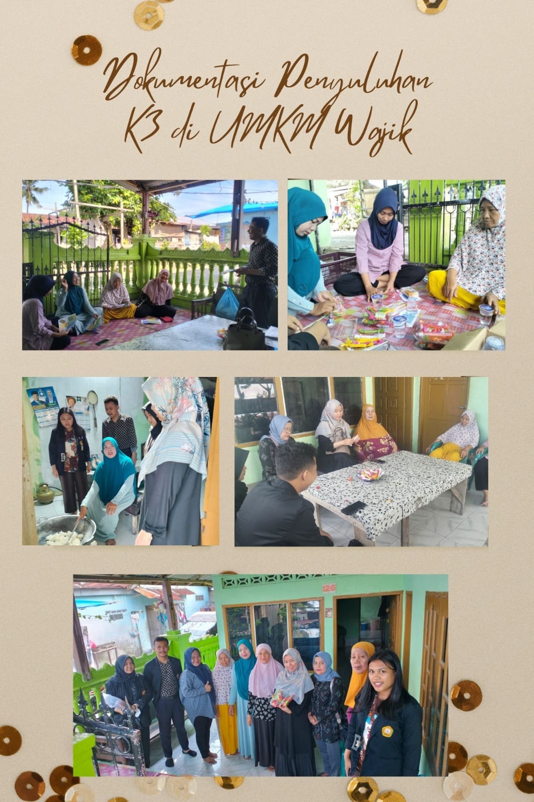 Kegiatan mahasiswa magang mahasiswa S1 kesmas di Puskesmas Glugur Darat Medan